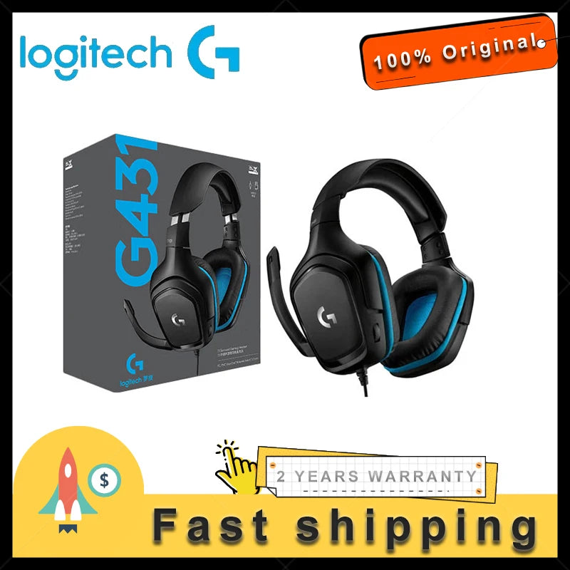 Original Logitech G431 Wired Gaming