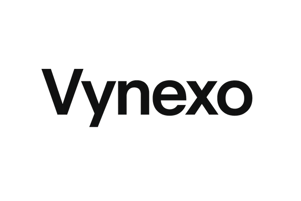 logo vynexo ecrit en noir